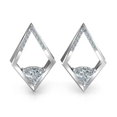 Jewlr Optical Elegance Earrings In Red