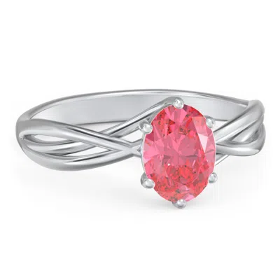 Jewlr Passion Twist Promise Ring In Metallic