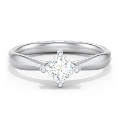Jewlr Personalized Classic Diamond Solitaire With 4 Prong Setting In Metallic