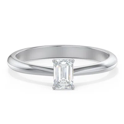 Jewlr Personalized Classic Solitaire Engagement Ring In Gold