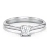 Jewlr Personalized Classic Solitaire Engagement Ring In Transparent ...