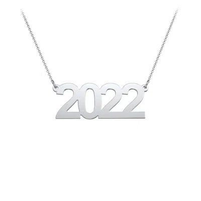 Jewlr Personalized Number Necklace In Purple