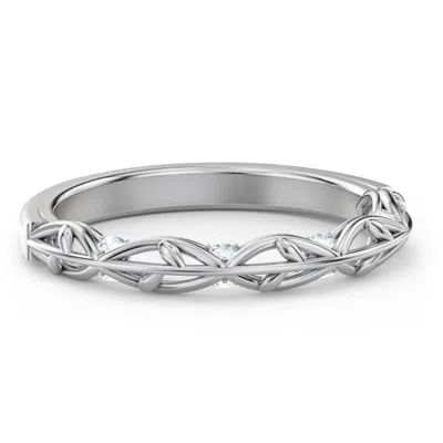 Jewlr Personalized The Ava Wedding Band In Gray