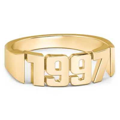 Jewlr Personalized Year Ring In Gold