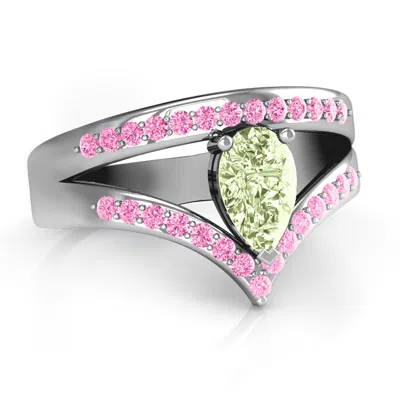 Jewlr Point Of Elegance Ring In Silver