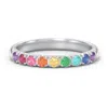 Jewlr Rainbow Stackable Ring - 2.5mm In Brown