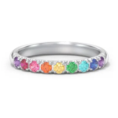 Jewlr Rainbow Stackable Ring - 2.5mm In Brown