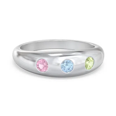 Jewlr Round Stone Dome Ring In Neutral