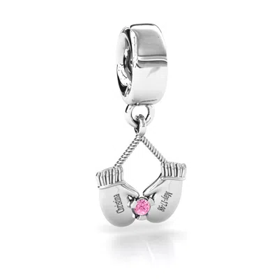 Jewlr Smitten For Mittens Bracelet Charm In Blue