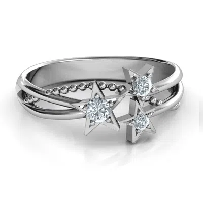 Jewlr Twinkling Starlight Ring In Silver
