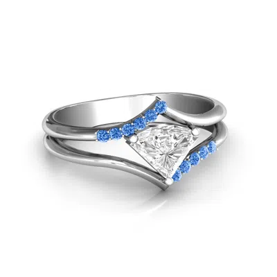 Jewlr Vision Of Love Ring In Silver