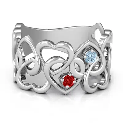 Jewlr Your Heart And Mine Ring In Gray
