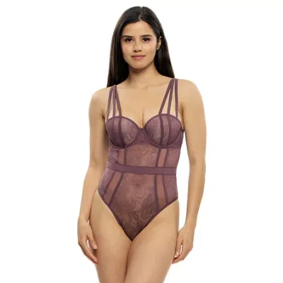 Jezebel Anika Lace Bodysuit - 999747 In Purple