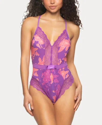 Jezebel Henny Lace Bodysuit In Cabana Floral