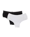Jezebel Women's Veil 2 Pack Mesh Ruffle Cheeky Panty In Multi