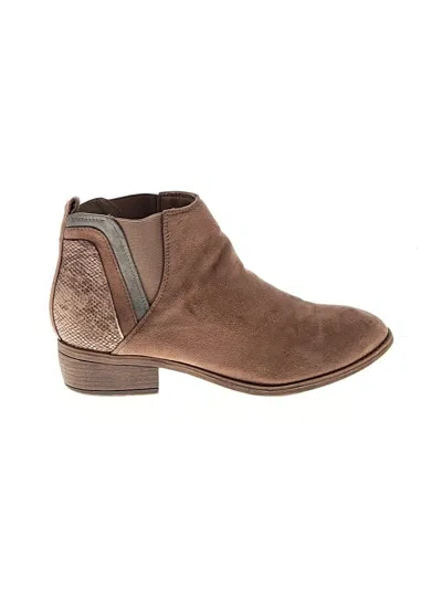 Pre-owned Jg Ankle Boots In Brown