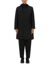 Jg1 Black Nylon Parka With Textured Finish In Black