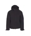 Jg1 Hybrid Hooded Down Jacket In Black