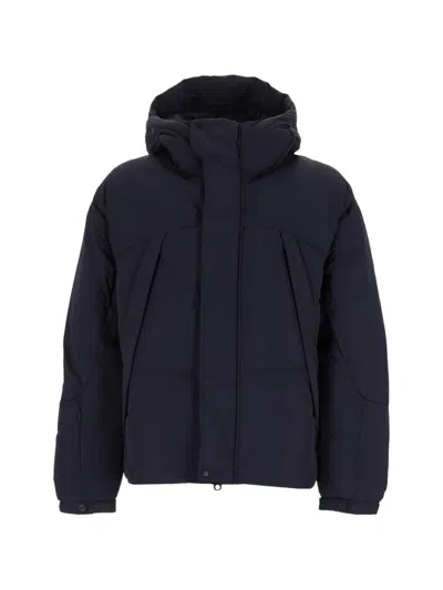 Jg1 Hooded Padded Jacket In Blue