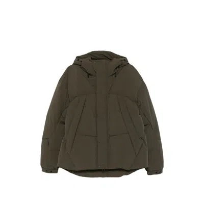 Jg1 Hooded Puffer Jacket In Black