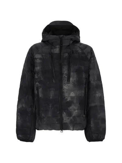 Jg1 Hooded Zip-up Jacket In Black