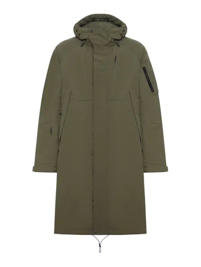 Jg1 Hybrid Down Parka In Green