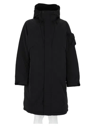 Jg1 Insulated High-collar Vented Sports Jacket In Black