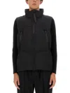 Jg1 Casual Black Jacket With High Collar In Black
