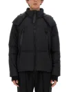 Jg1 Casual Black Jacket With High Collar In Black