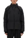 Jg1 Casual Black Jacket With High Collar In Black