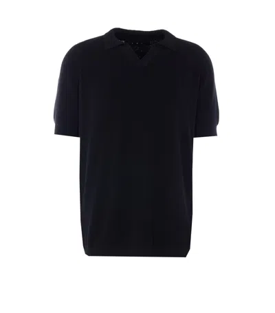 Jg1 Knitted T-shirt In Black