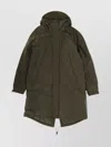Jg1 Long Quilted Jacket Adjustable Features In Green