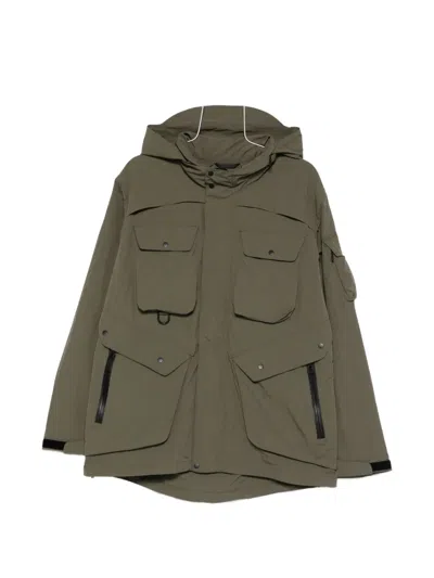 Jg1 Multi-pocket Hooded Jacket In Green