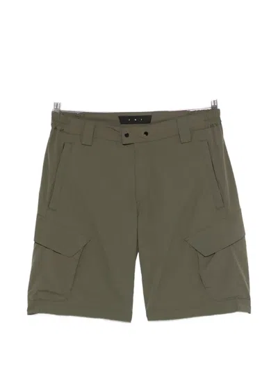 Jg1 Multiple-pocket Shorts In Green