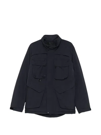 Jg1 Multi-pocket High-neck Jacket In Black