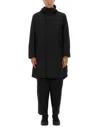 Jg1 Black Nylon Parka With Textured Finish In Black