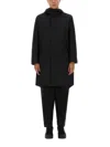 Jg1 Black Nylon Parka With Textured Finish In Black