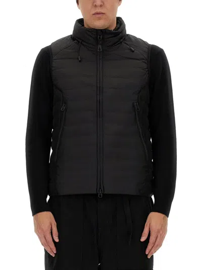 Jg1 Padded Nylon Vest In Black