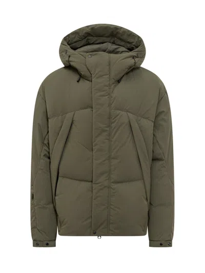 Jg1 Puff Jacket With Hood For Fall/winter 2025 In Green