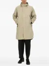 Jg1 Zip-fastening Coat In Green