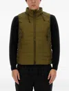 Jg1 Zip-fastening Gilet In Green