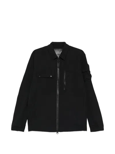 Jg1 Zip-fastening Shirt Jacket In Black