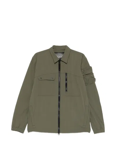 Jg1 Zip-fastening Shirt Jacket In Green