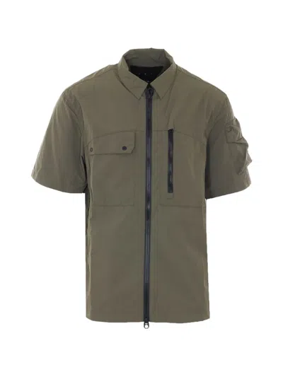 Jg1 Zip Pockets Jacket In Green