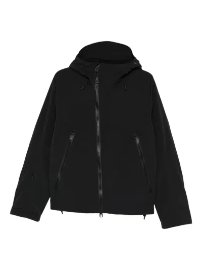 Jg1 Zip-up Hooded Jacket In Black