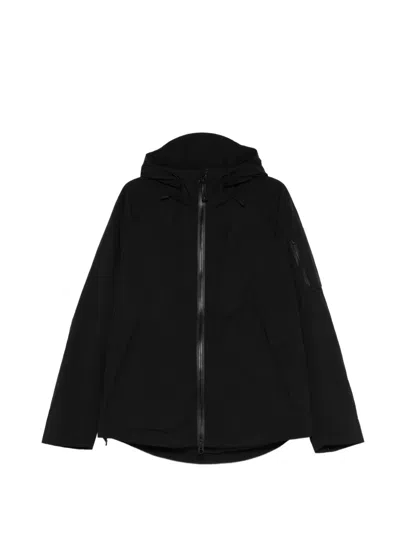 Jg1 Zip-up Hooded Jacket In Black