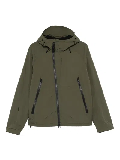 Jg1 Zip-up Hooded Jacket In Green