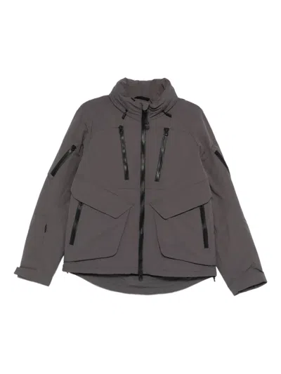 Jg1 Zip-up Pockets Jacket In Gray