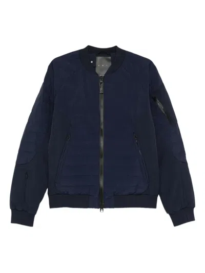 Jg1 Zip-up Quilted Jacket In Blue
