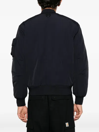 Jg1 Zip-up Bomber Jacket In Blue
